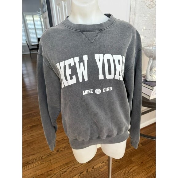 ANINE BING Ramona New York University sweatshirt Medium - Picture 3 of 6